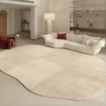 Formas irregulares sala de estar decoração tapete estilo moderno para o quarto casa engrossar tapete de pelúcia fofo macio lounge tapete