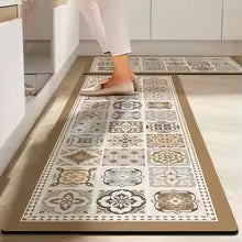 Vikama americano retro cozinha tapete de lama diatomácea absorvente limpar banheiro antiderrapante à prova dwaterproof água decoração para casa