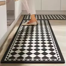 Vikama americano retro cozinha tapete de lama diatomácea absorvente limpar banheiro antiderrapante à prova dwaterproof água decoração para casa